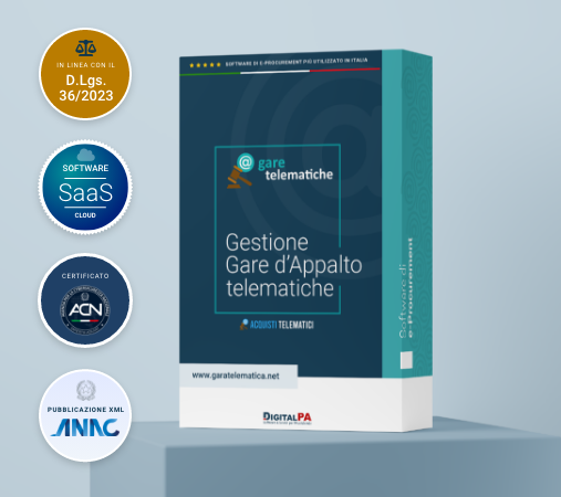 software per la gestione di gare telematiche che rispetta il codice dei contratti